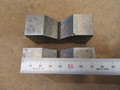 不明 A型ヤゲン台（Vブロック）2個 75x25x38mm