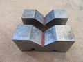 不明 A型ヤゲン台（Vブロック）2個 75x25x38mm