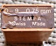 STEMPA 刻印 0-9　0.75mm