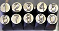 STEMPA 刻印セット 0-9 6mm