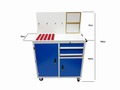 テクノフロンティア 工具作業台車 DYC-303-3A【新品】