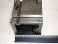 不明 V溝付桝形ブロック キサゲ仕上 150x150xH150mm