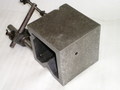 不明 V溝付桝形ブロック キサゲ仕上 150x150xH150mm