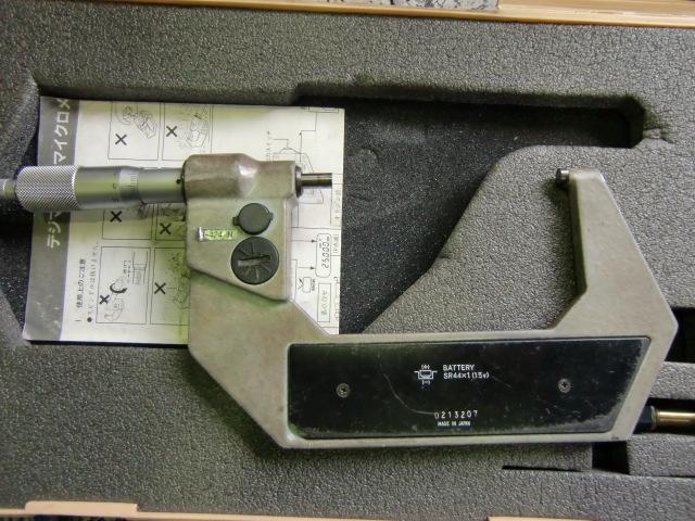 MITUTOYO｜ミツトヨ デジタル外側マイクロメーター MDC-100M