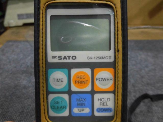 SATO｜佐藤計量器 防水型デジタル温度計 SK-1250MCIII