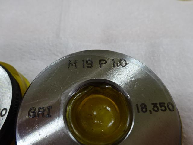 TOSOK｜トーソク リングゲージ M19 P1.0