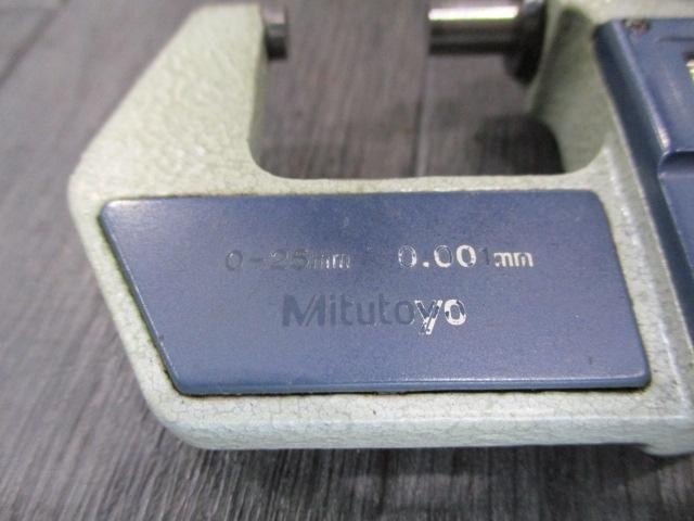 MITUTOYO｜ミツトヨ デジタル外側マイクロメーター MDC-25M