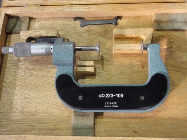 MITUTOYO｜ミツトヨ ダイヤル歯厚マイクロメーター GMA-75K