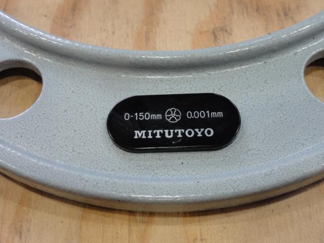 MITUTOYO｜ミツトヨ 替アンビル式デジタル外側マイクロメーター OMC-150DM