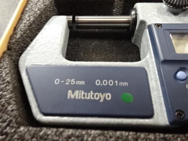 MITUTOYO｜ミツトヨ デジタル外側マイクロメーター MDC-25M