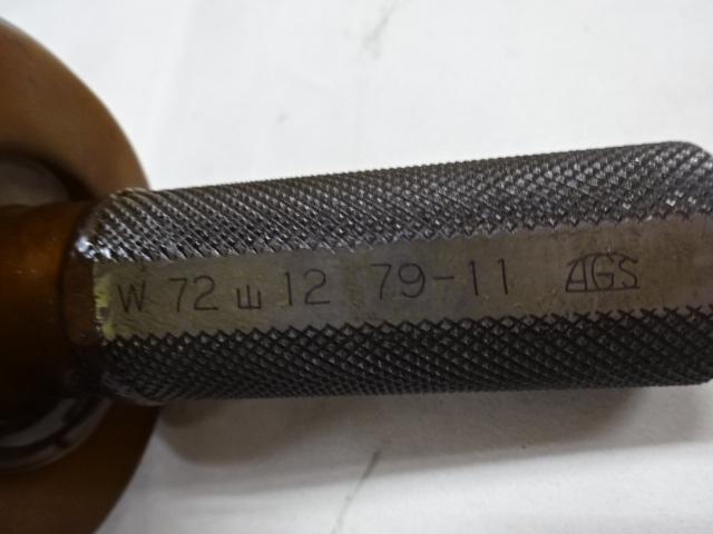 AGS ネジゲージ W72 山12